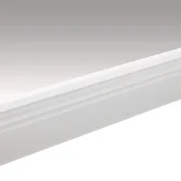 Plinthe 10 PK Blanc uni brillant - Biemar Bois