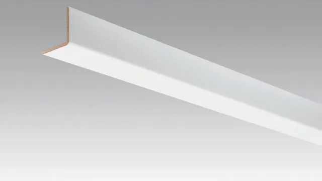Equerre 33/33 mm Bois tendre blanc - Biemar Bois