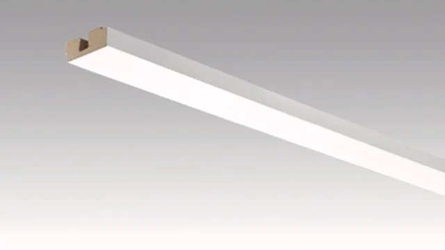 Moulure carrrée de finition pour plafonds 15/40 mm MC Blanc classic FD -2380*40*15mm