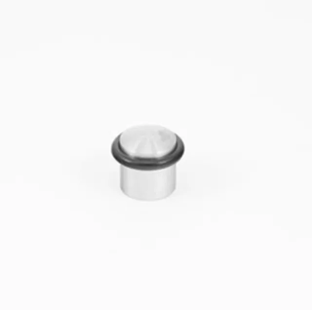 Arrêt de porte standard 25x25mm, finition inox