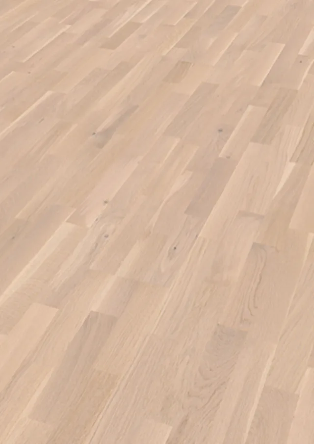 Sol Parquet longlife PC 200 | verni ultra mat Chêne animé blanc crème 9035 | brossé 2400*200*13mm