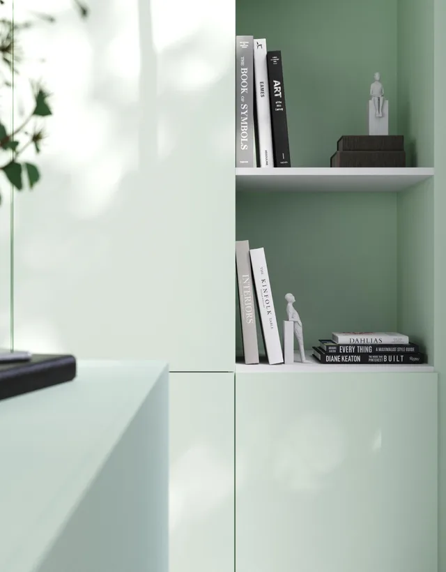 Mélaminé Unilin 18mm BST Pale green-Design 1 - Biemar Bois-3