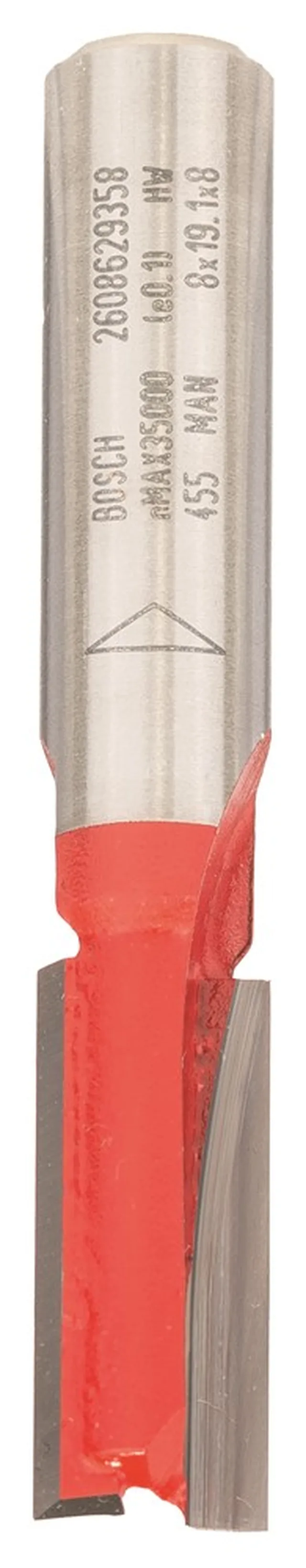 Fraise à rainurer droit 8 mm, D1 8 mm, L 19 mm, G 52 mm