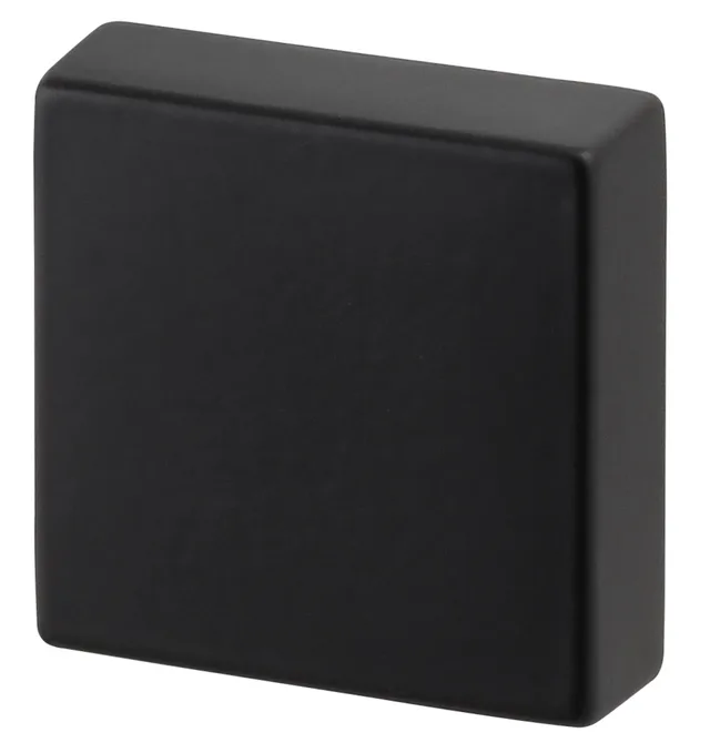 Bouton Carré ZMC Noir 30*30*24 mm - Biemar Bois