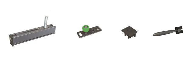 E-Space garniture complémentaire Wood Minimal pour une porte