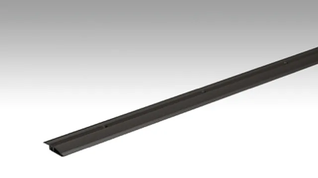 Profilé d'egalisation Modèle 100 Noir anodisé / 2700mm