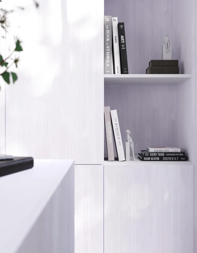 Mélaminé Unilin 18mm Azure white - Biemar Bois-1