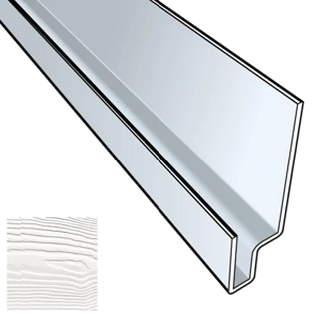 Sturzprofil Siding Cedral Click 3m C51 Silbergrau