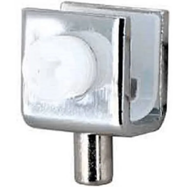Edelstahl-Drehgelenk für Glastüren von 10 bis 13 mm, doppelte Aktion (150°), mit Feststellung bei 90°, maximale Breite 1000 mm, max. 100 kg, einstellbare Schließkraft.