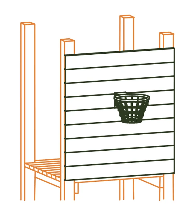 Panier de basket - Biemar Bois