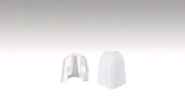 Angle extérieur conçu pour les plinthes 2 PK Blanc 2001