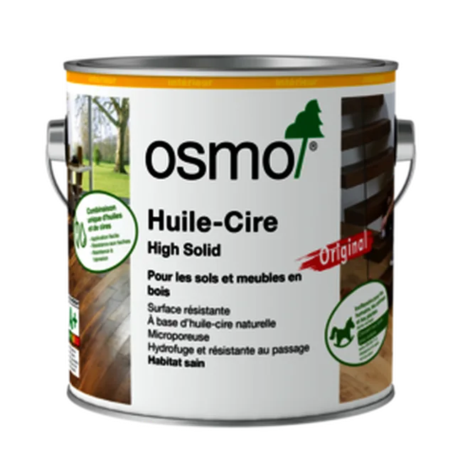 Huile-cire 3032 incolore satinée 0,375L (intérieur)