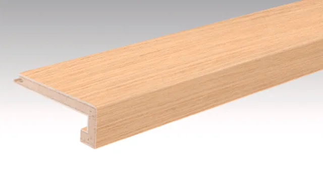 Parquet Profilé pour nez de marche U Chêne harmonieux pure 9013 | brossé / 2150*108*40mm