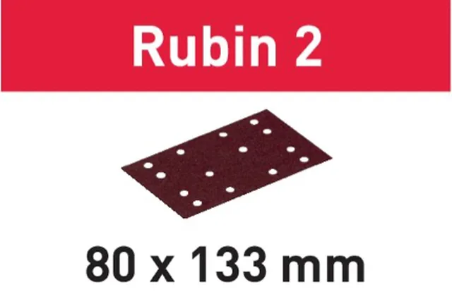 Abrasifs Rubin 2 STF 80x133 mm P150 RU2 (Emb de 50 pces)