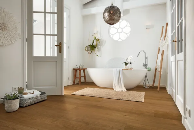 Sol en bois Lindura HD 400 Chêne nature brun terra 8909