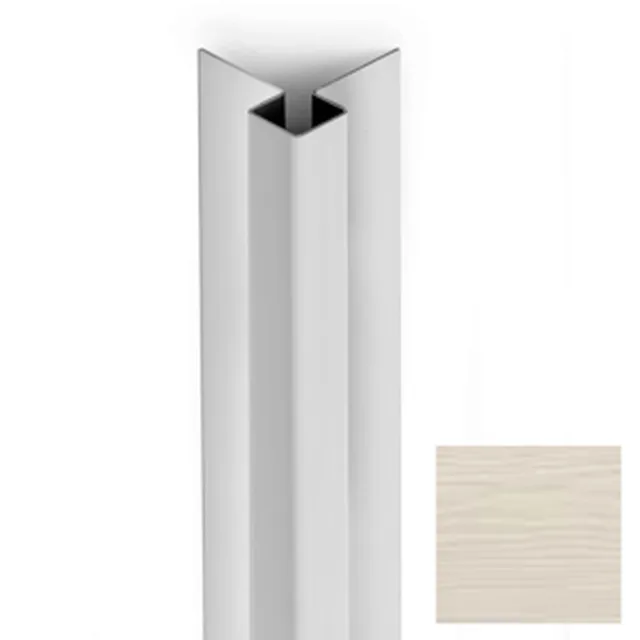 Angle extérieur Sidings Cedral Click 3m C07 Blanc craie