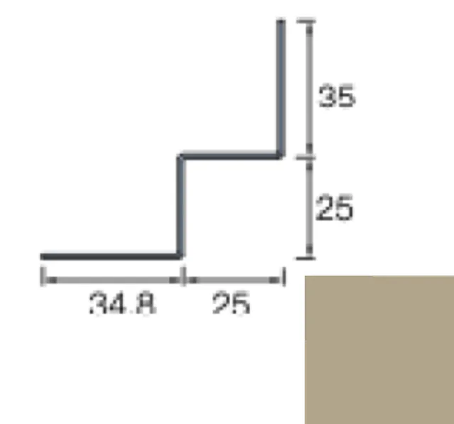 Angle Int. Siding Cedral Lap 3m C77 Gris Galet - Biemar Bois