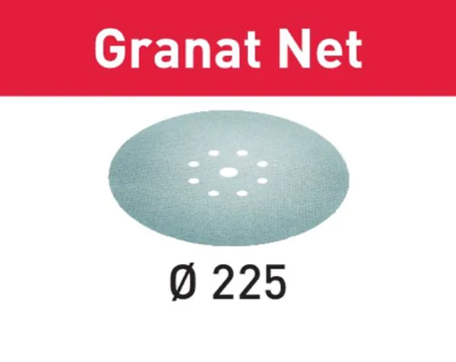 Abrasifs sur toile Granat Net STF D225 P80 GR (Emb de 25 pces)