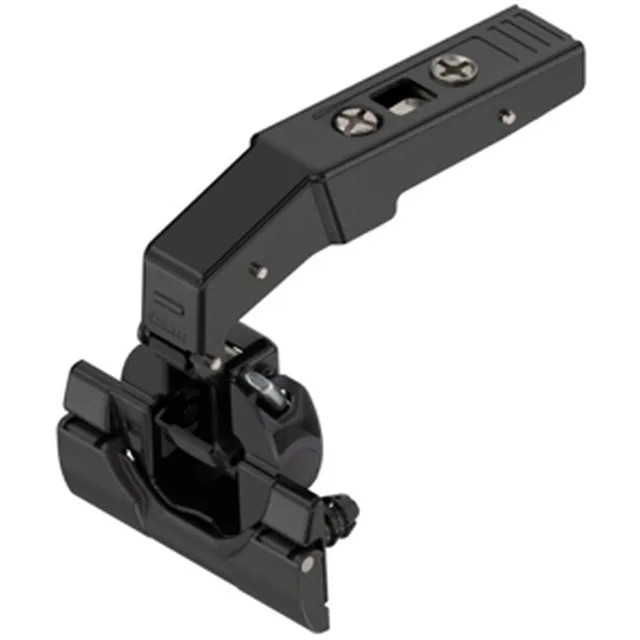 Charnière Clip Top 95° Blumotion intégré 79B9590 dans le prolongement, encastrée avec boîtier Inserta avec ressort, finition onyx noir