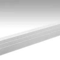 Plinthe Profilé 18 PK Blanc Uni Brillant - Biemar Bois