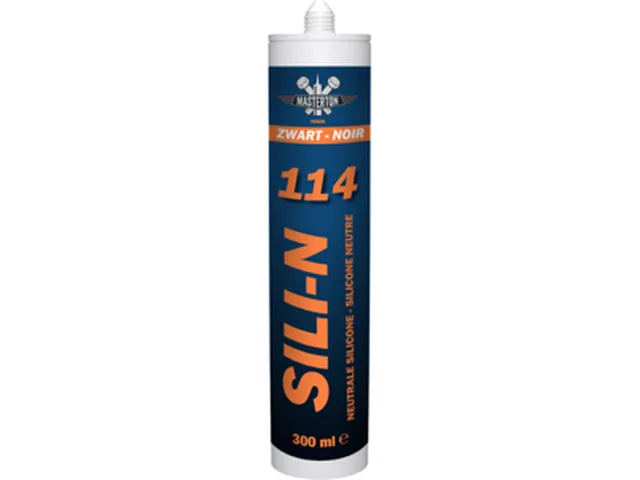 Silicone universelle de construction noir 114, 300ml