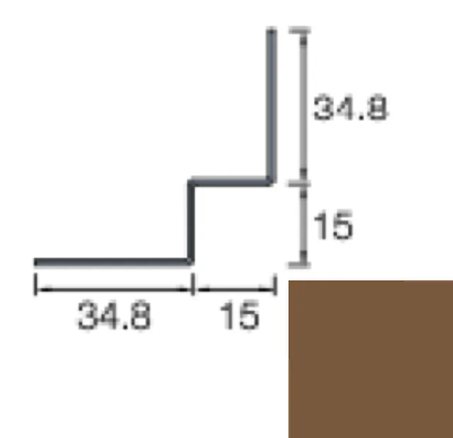 Angle Int. Siding Cedral Click 3m C78 Brun Cacao - Biemar Bois