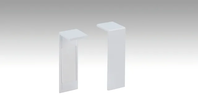 Plinthe 8 PK Blanc Uni Brillant FD - Biemar Bois-1