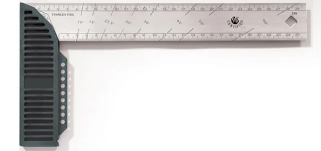 Equerre de menuisier inox 400mm