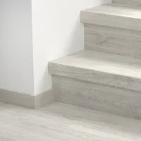 Quick-Step QSSTRBCL - 01653 : Couvre-marches en stratifié - Classic Chêne vieilli patiné blanc 1165x121x59 mm