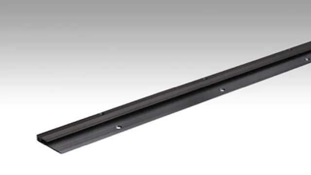Abschlussprofil Modell 101 Schwarz eloxiert / 1000mm
