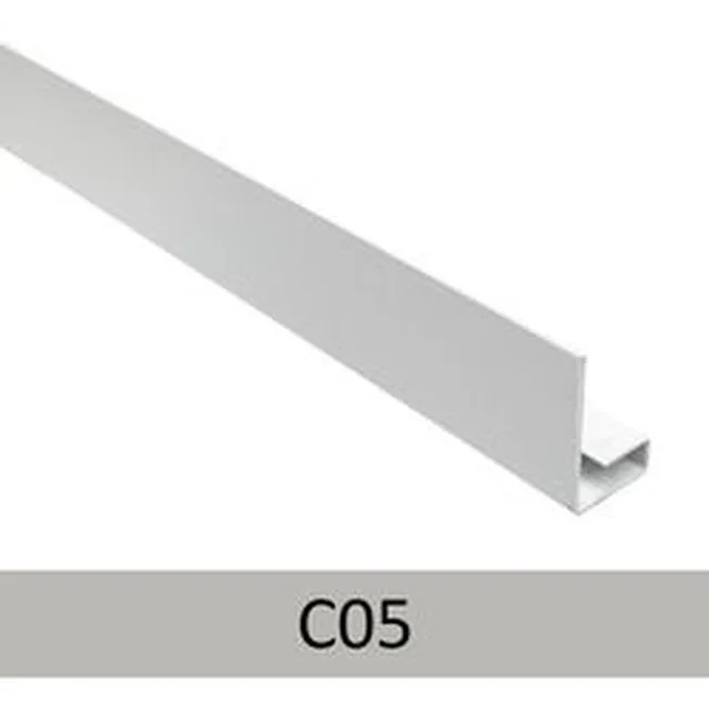 Profil arrêt Sidings 27mm 3m -05 gris