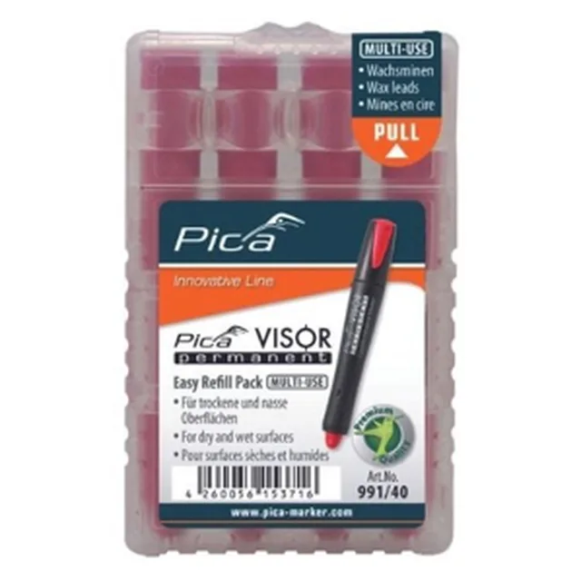 PICA VISOR mines permanent (5pcs) rouge