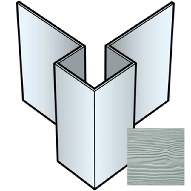 Angle extérieur asymétrique Sidings Cedral Lap 3m C10 Bleu ciel