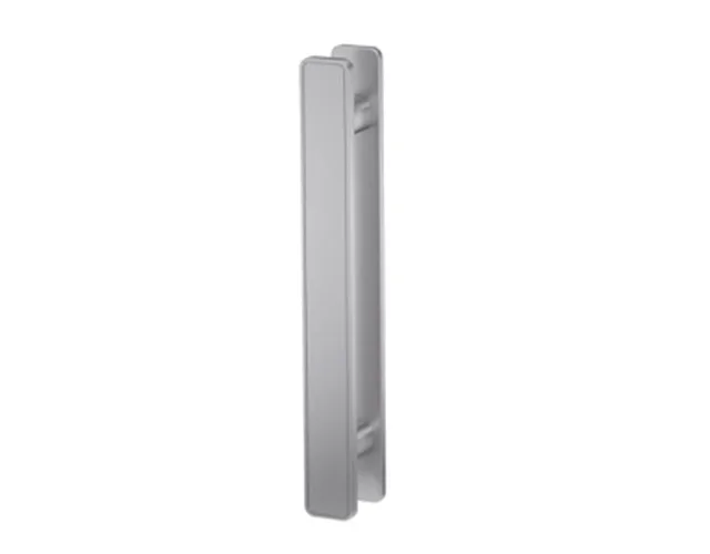 Paire de tirants inox pour verre 350x40x58mm SENSA TECHNIK à coller (sans forage)