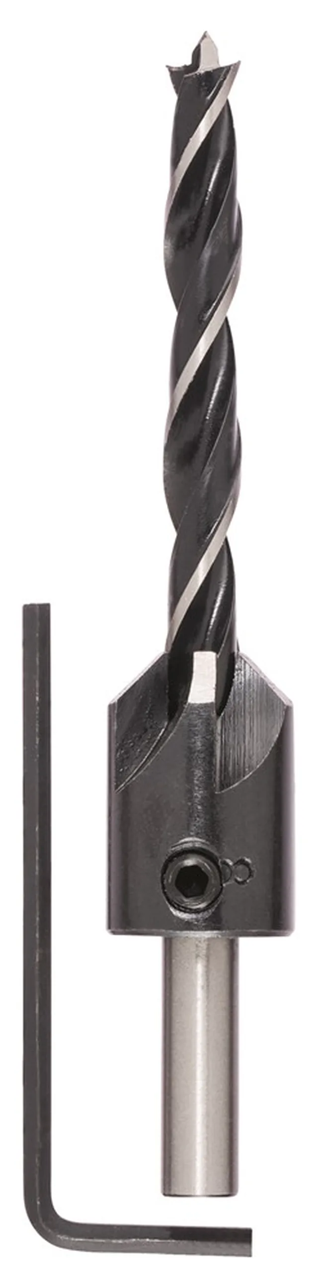 Mèche hélicoïdales à bois avec fraise à lamer 7 x 60 x 105 mm