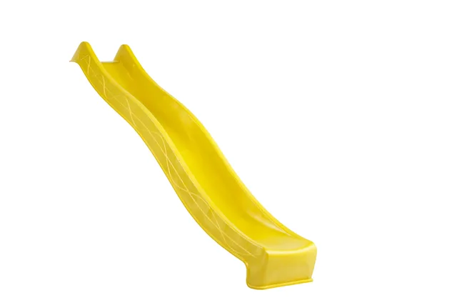 Toboggan jaune Biemar Bois - Glisse ludique