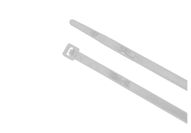 Collier de serrage incolore 4,8x200 mm (Emb de 100 pces)