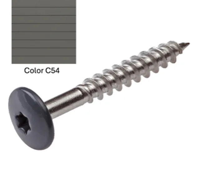 Vis Torx inox Operal 54 Gris étain 4,8*38 100pces