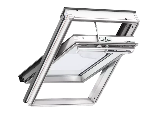 Velux Energy & Comfort (bois peint en blanc) GGL Intégra Solaire 207021 MK04 78x98
