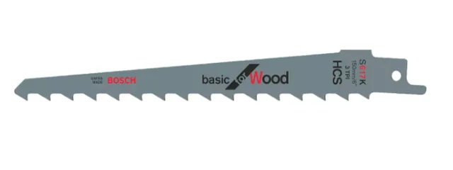 Lame de Scie Sabre S 617 K Basic for Wood (Emb de 2 pces)