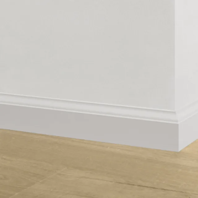 Quick-Step QSISKRWHITE : Plinthe Ovolo à peindre 2400x16x160 mm