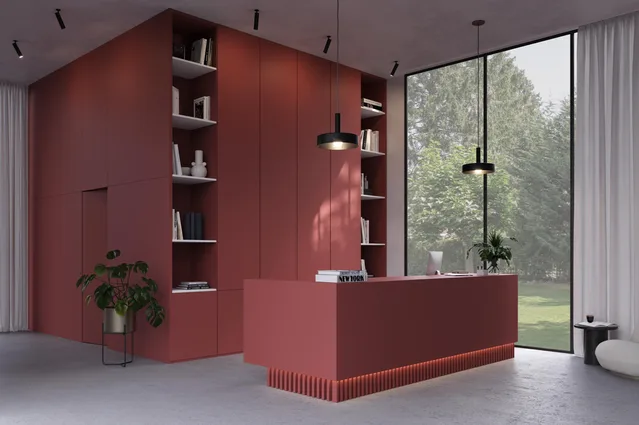 Mélaminé Unilin 18mm BST Baked Brick-Design 1 - Biemar Bois-2