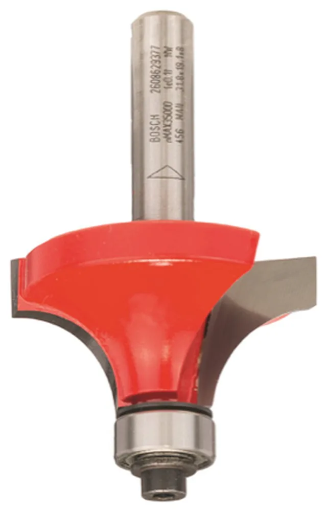 Fraise à arrondir 8 mm, D 38,1 mm, R1 12,7 mm, L 19 mm, G 61 mm