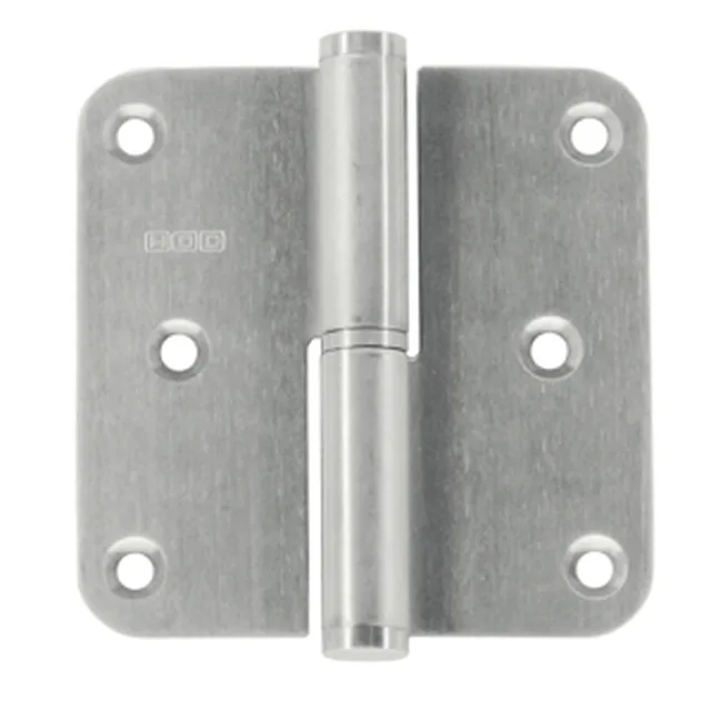 Paumelle RF60 80 x 80 x 2,5 mm inox poussée droite