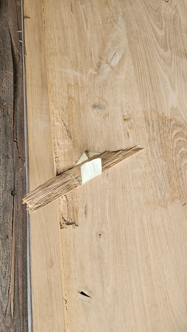 Lamellé collé Chêne rustique 40mm - Biemar Bois-1