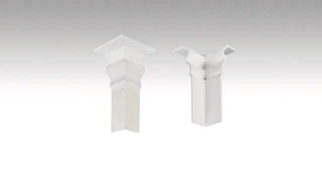 Angle extérieur conçu pour les plinthes 10 PK Blanc 2001