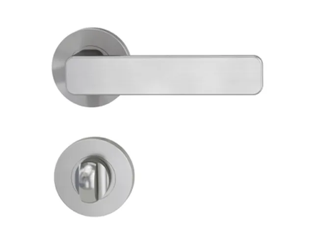 Garniture Griffwerk MINIMAL MODERN WC gris velours Cl. 4 rosaces rondes