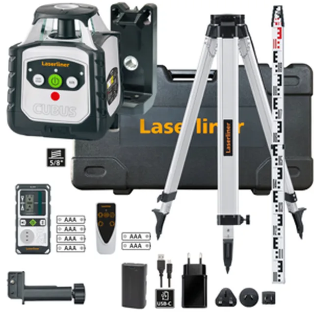 Cubus G 210 S Set 150cm- Laser rotatif Vert automatique H-V