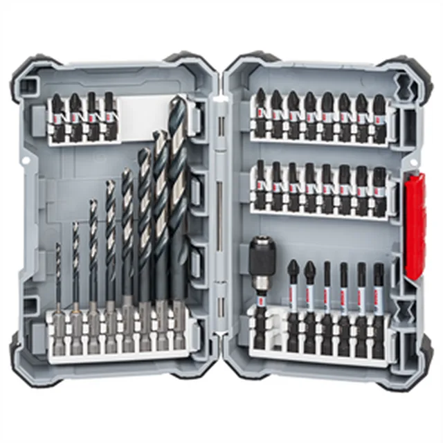 Coffret Mixte Métal PRO Impact 35 pcs avec présentoir à commander par 6 pcs