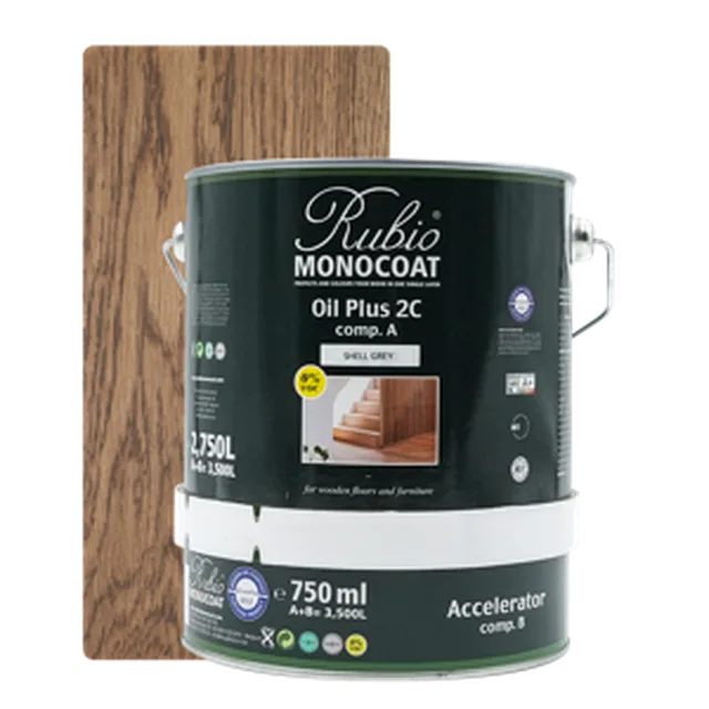 Huile 2C + Shell Grey 3.5 L